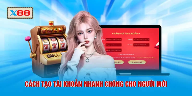 Cách tạo tài khoản nhanh chóng cho người mới
